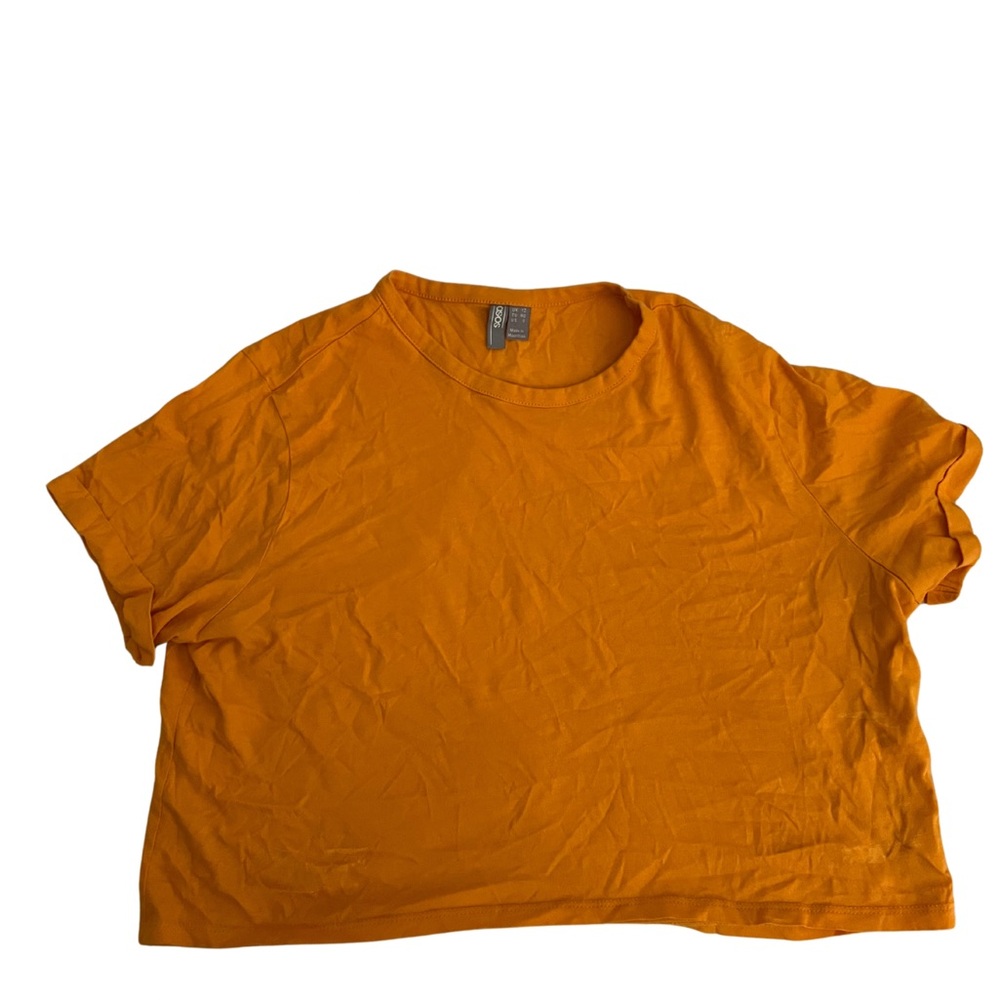 Orange. Short-sleeved t-shirt. ASOS.